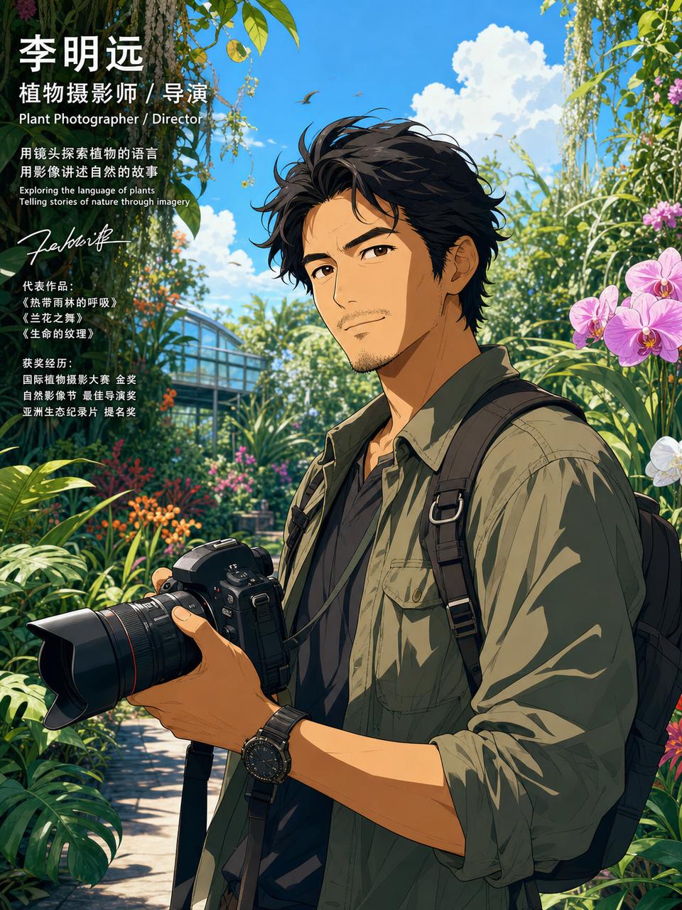 海角视频植物摄影师李明远